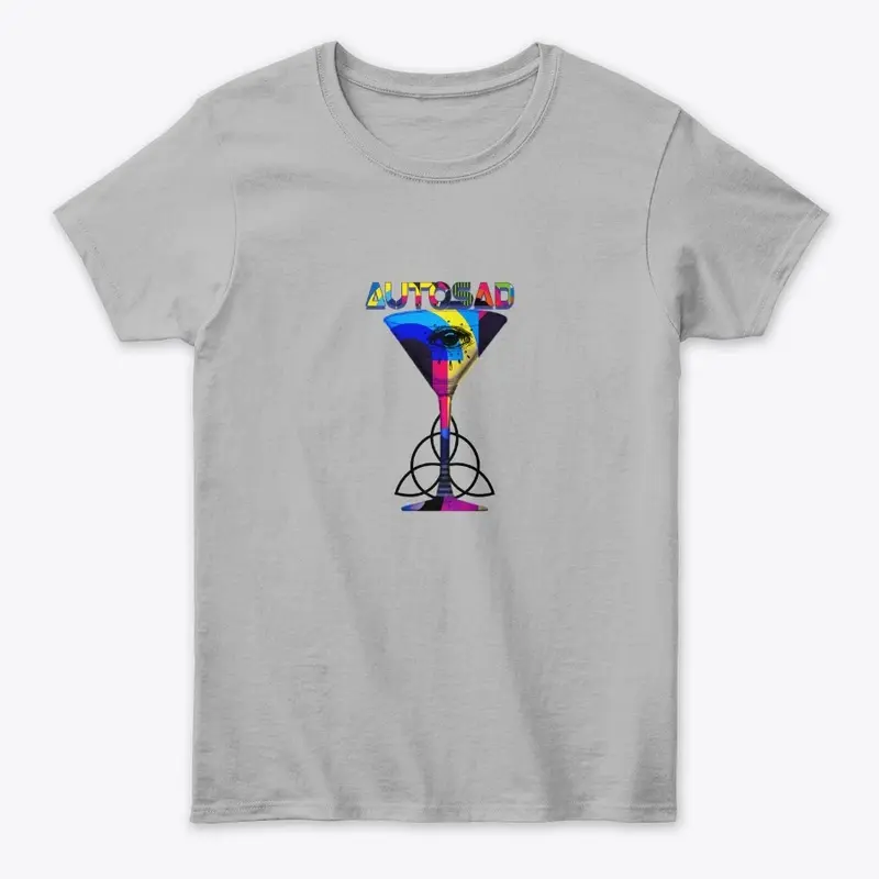 Multi-Colored Martini Glass by Autosad