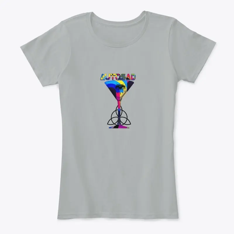 Multi-Colored Martini Glass by Autosad